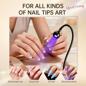 AORAEM lamp curing gel polish on nails for quick professional finish