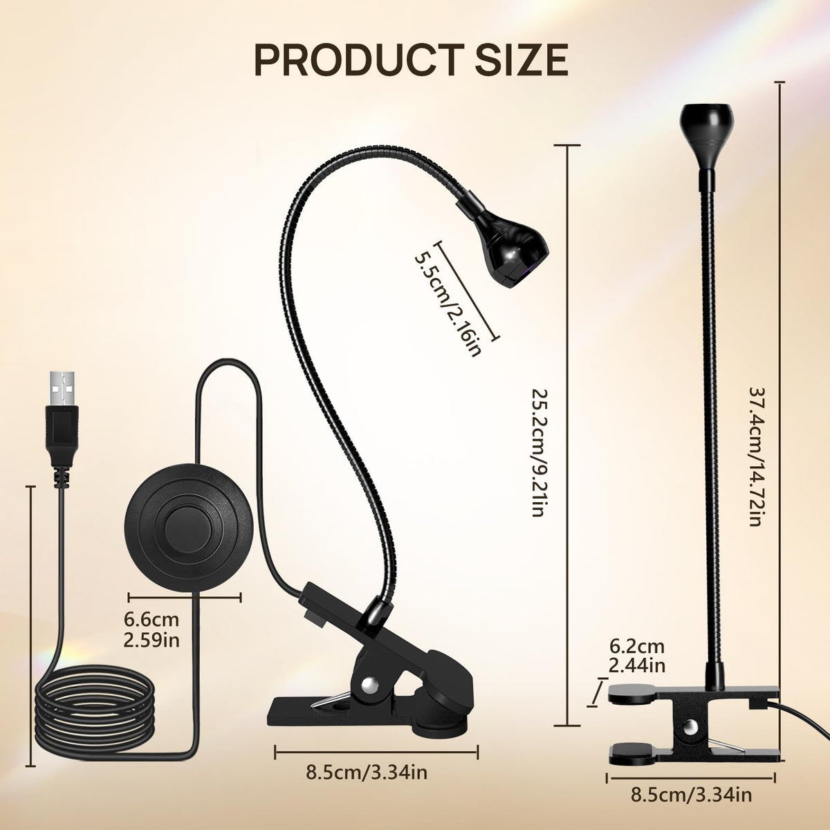 AORAEM lamp folded compact for travel and easy storage
