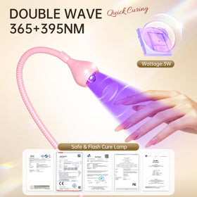 AORAEM LED beads and glass focus delivering even light for consistent cures