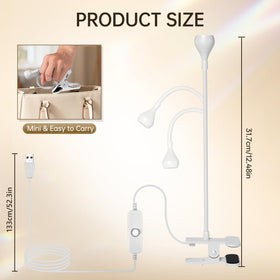 AORAEM USB plug and cable connected for versatile power options
