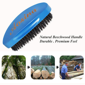 Aosina beech wood handle grain closeup highlighting durable premium material