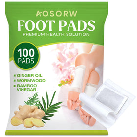 AOSORW front packaging showing 100 pads and adhesives, convenient storage benefit