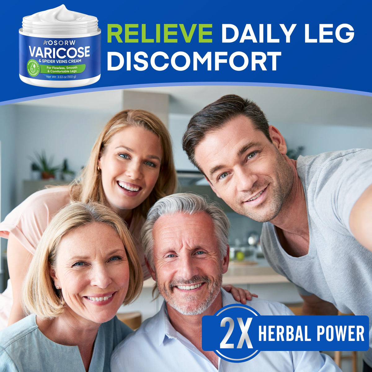 AOSORW on bathroom shelf in lifestyle scene suggesting daily routine benefit
