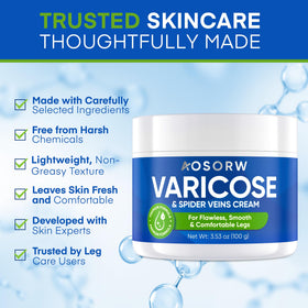 AOSORW tube next to hand showing 3.53 oz travel-friendly benefit