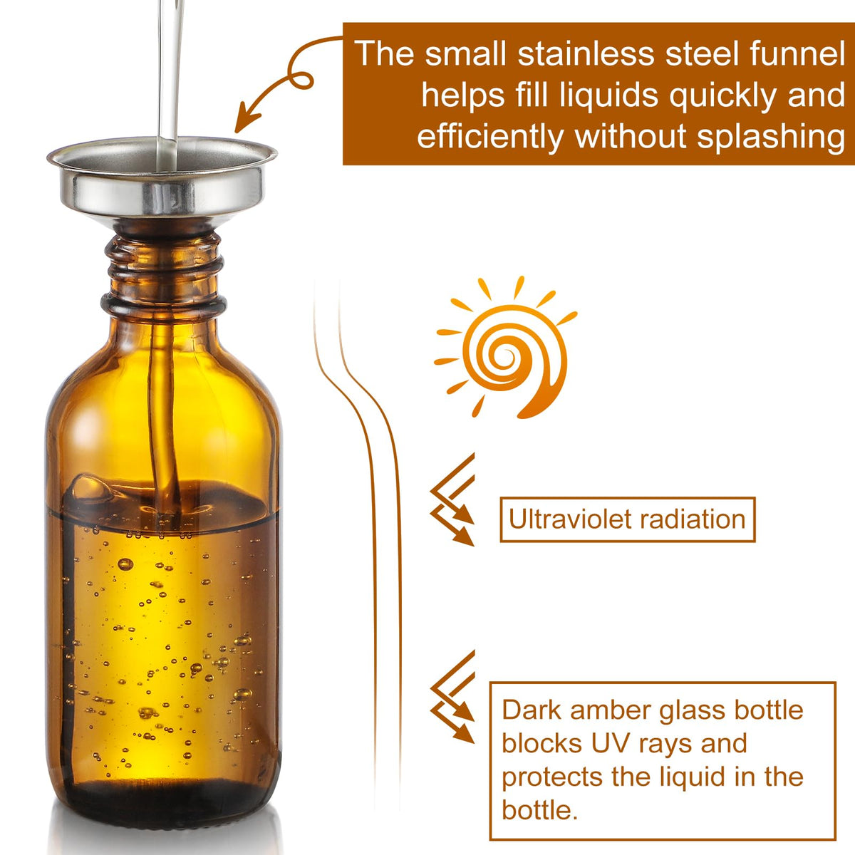 AOZITA bottles placed in travel bag illustrating portable and protected storage