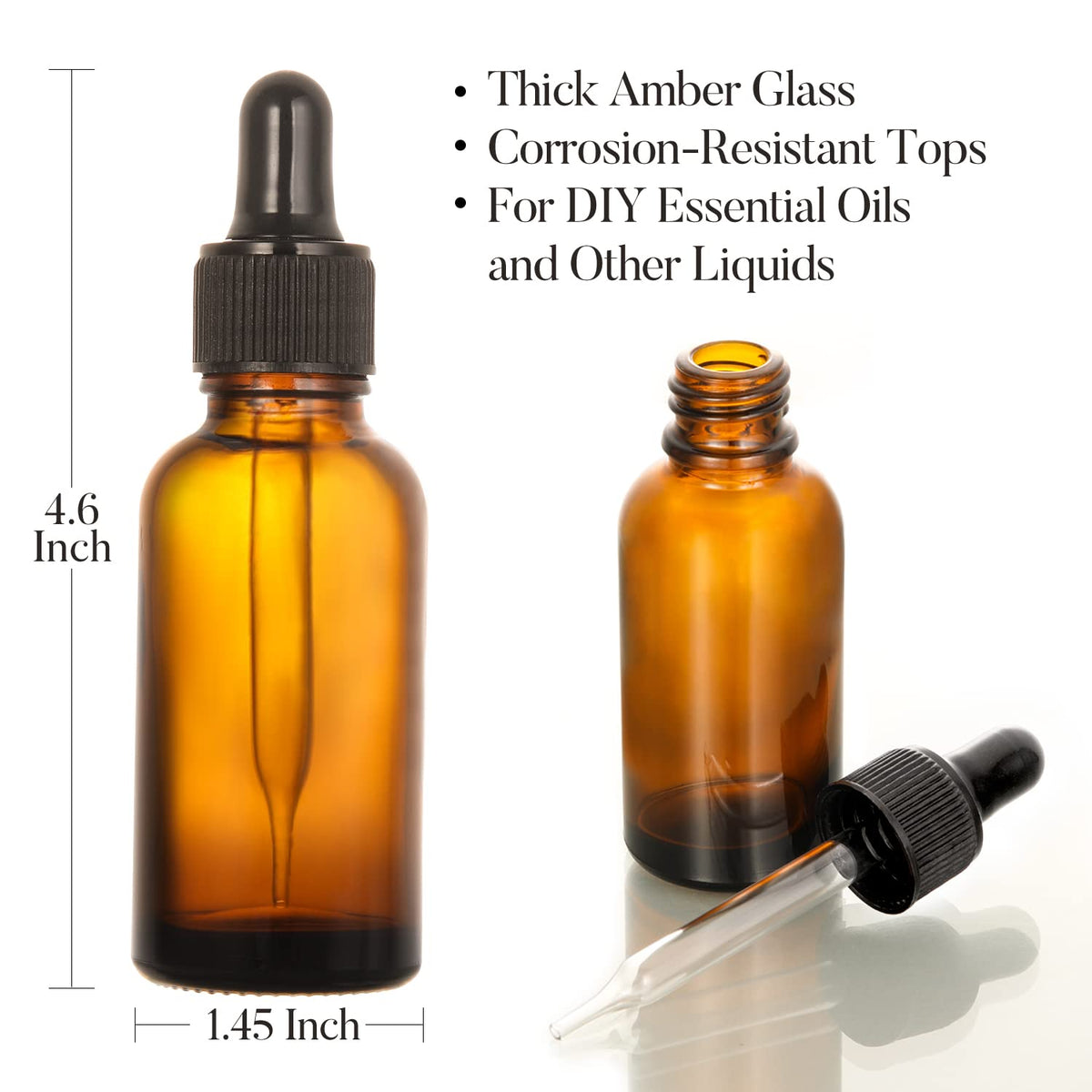 AOZITA kraft paper labels on bottles for easy identification and organization