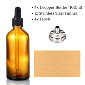 AOZITA kraft labels applied to bottles for easy identification
