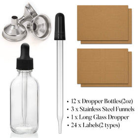 AOZITA long glass pipette reaching bottle bottom for efficient dispensing