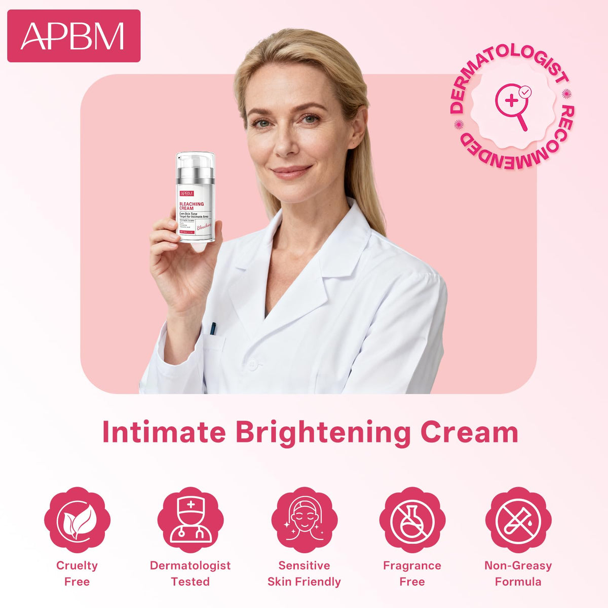 APBM applied along bikini line for targeted intimate area care