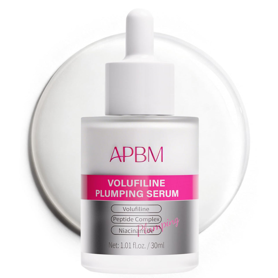 APBM front packaging showing product and clear benefit of fuller-looking skin