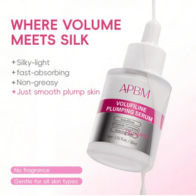 APBM serum staged with other skincare suggesting easy routine layering benefit