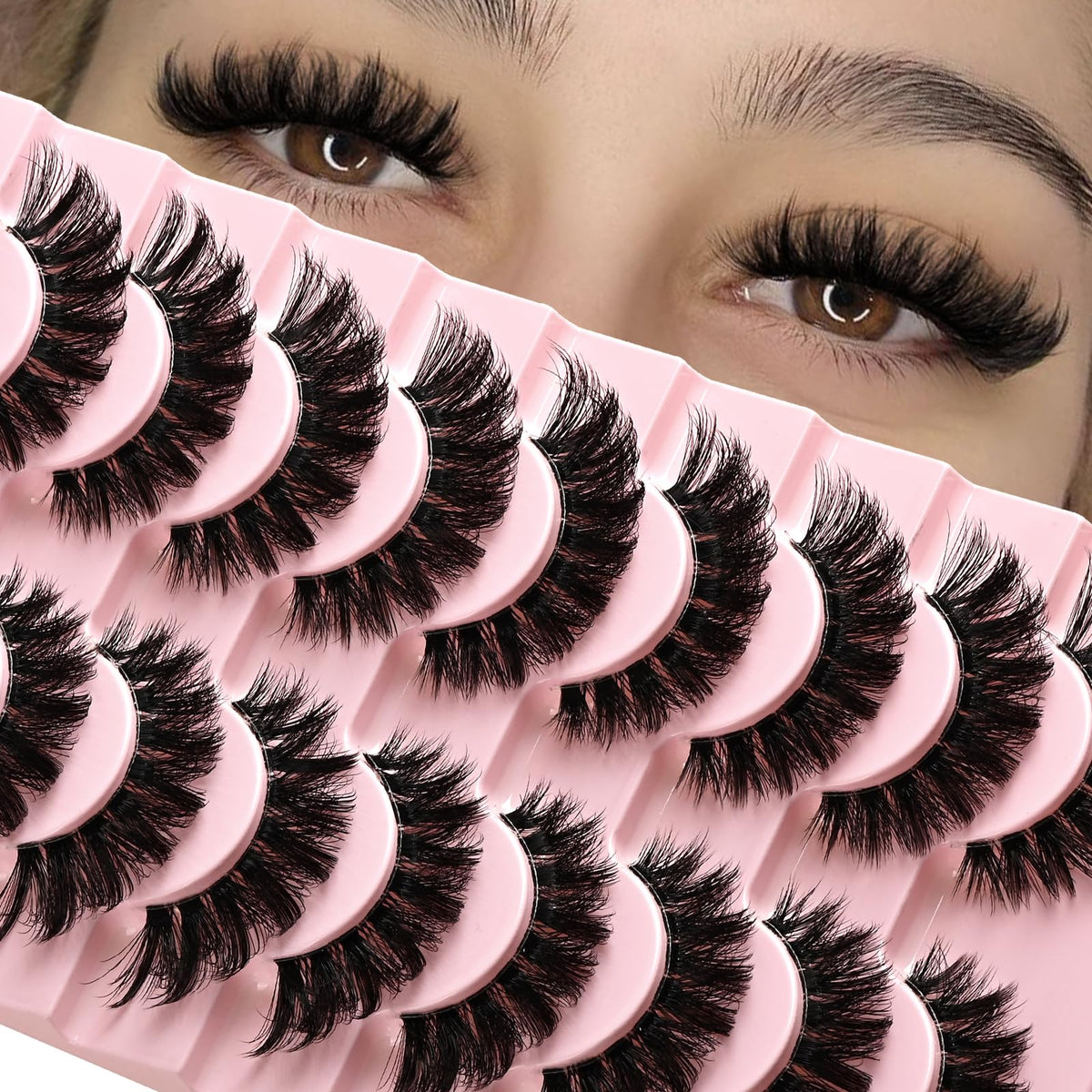 APCYUST front packaging showing full lashes and clear band benefit
