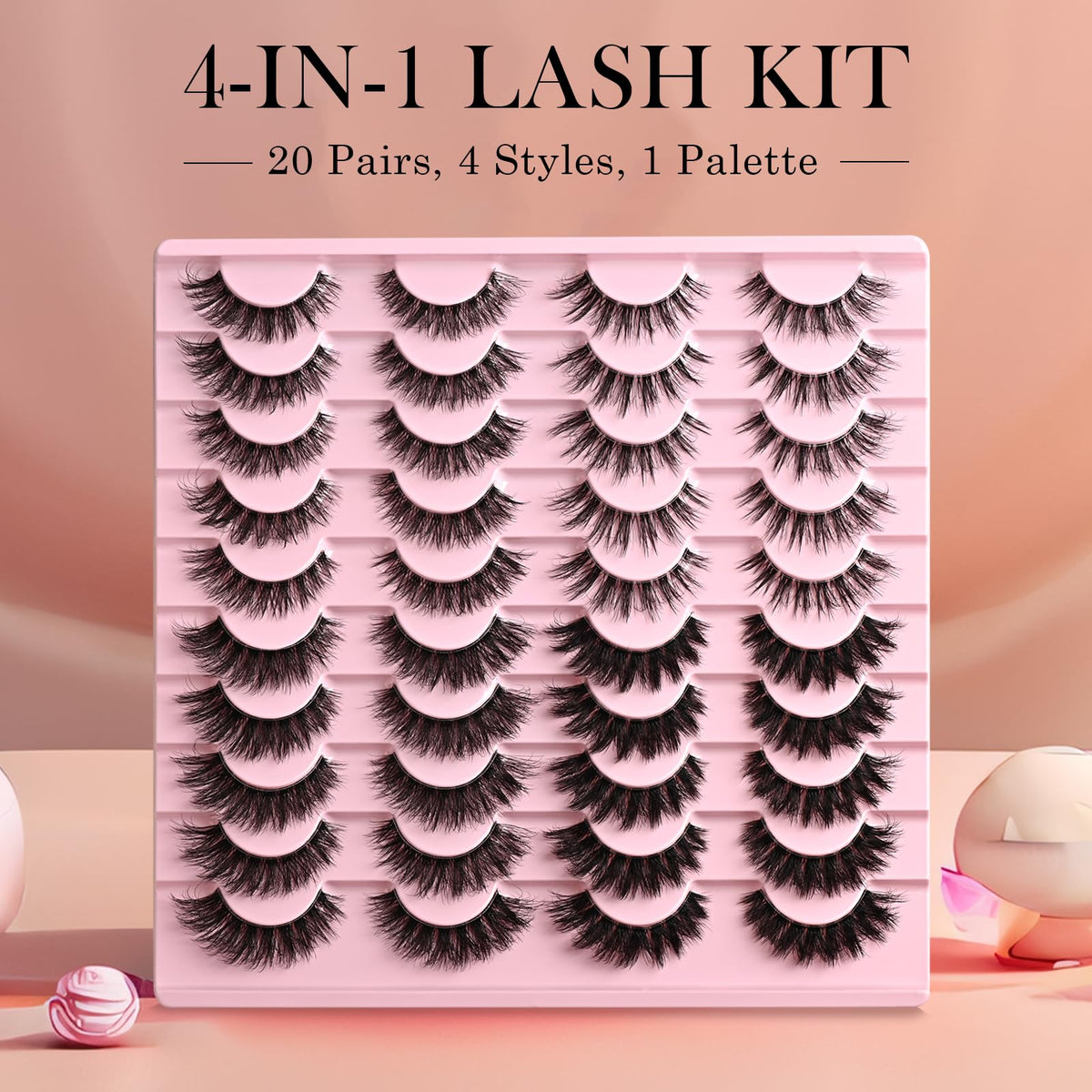 APCYUST daytime lifestyle look, soft fluttery lashes ideal for everyday glam