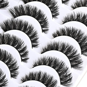 APCYUST lash strip beside coin showing size and trim-friendly benefit