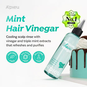 A'PIEU back label close-up showing ingredients and usage directions for clarity