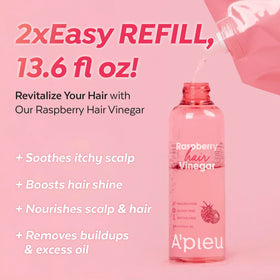 A'PIEU in-shower use illustrating quick rinse-off and fresh scalp