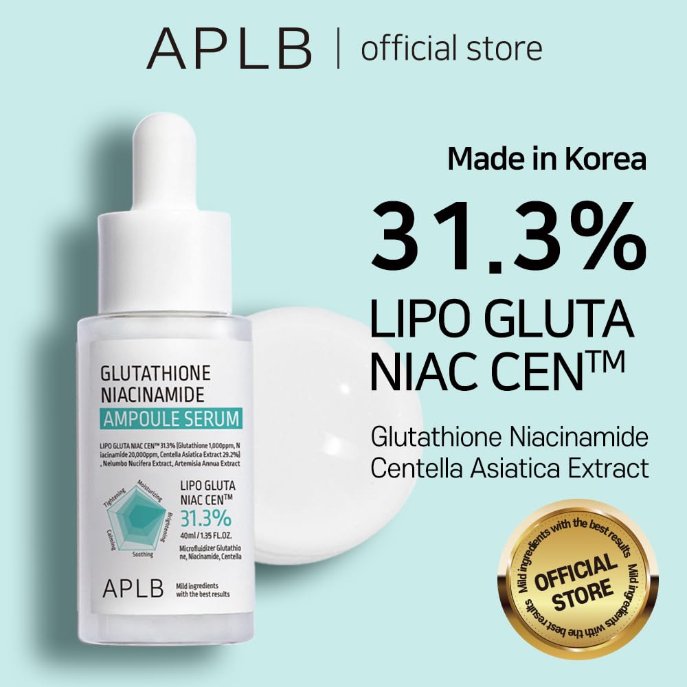 APLB ampoule dropper releasing serum showing lightweight texture