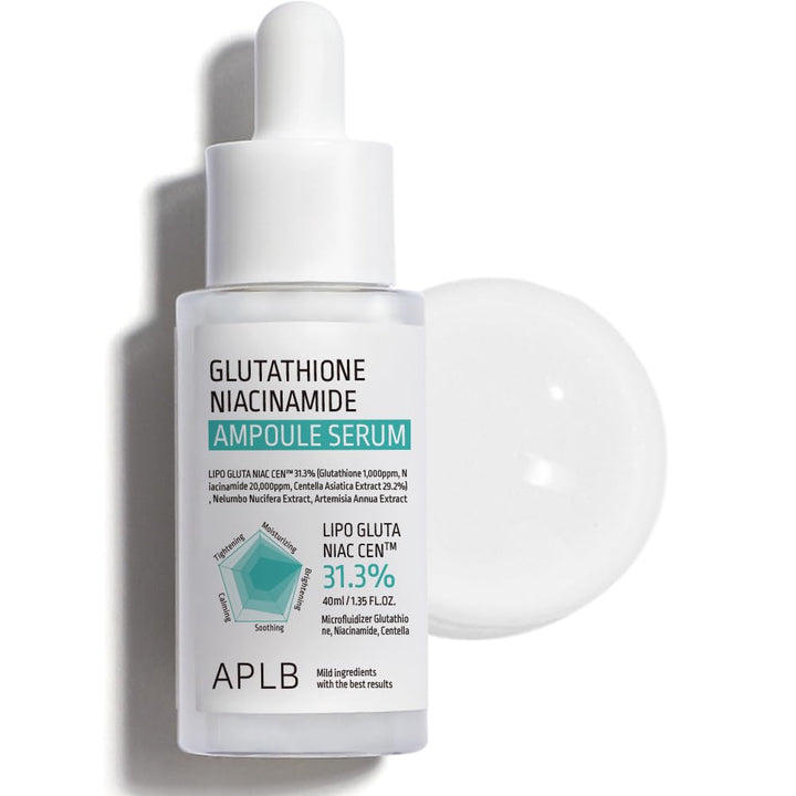 APLB ampoule front packaging showing product and benefits