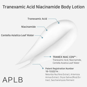 APLB Centella asiática leaf water bottle highlighting soothing complex
