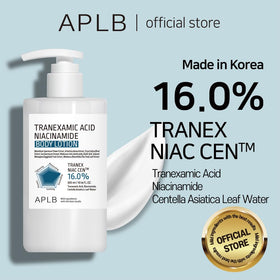 APLB pump dispensing lotion emphasizing fast-absorbing texture