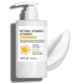 APLB front packaging showing lotion bottle and benefits