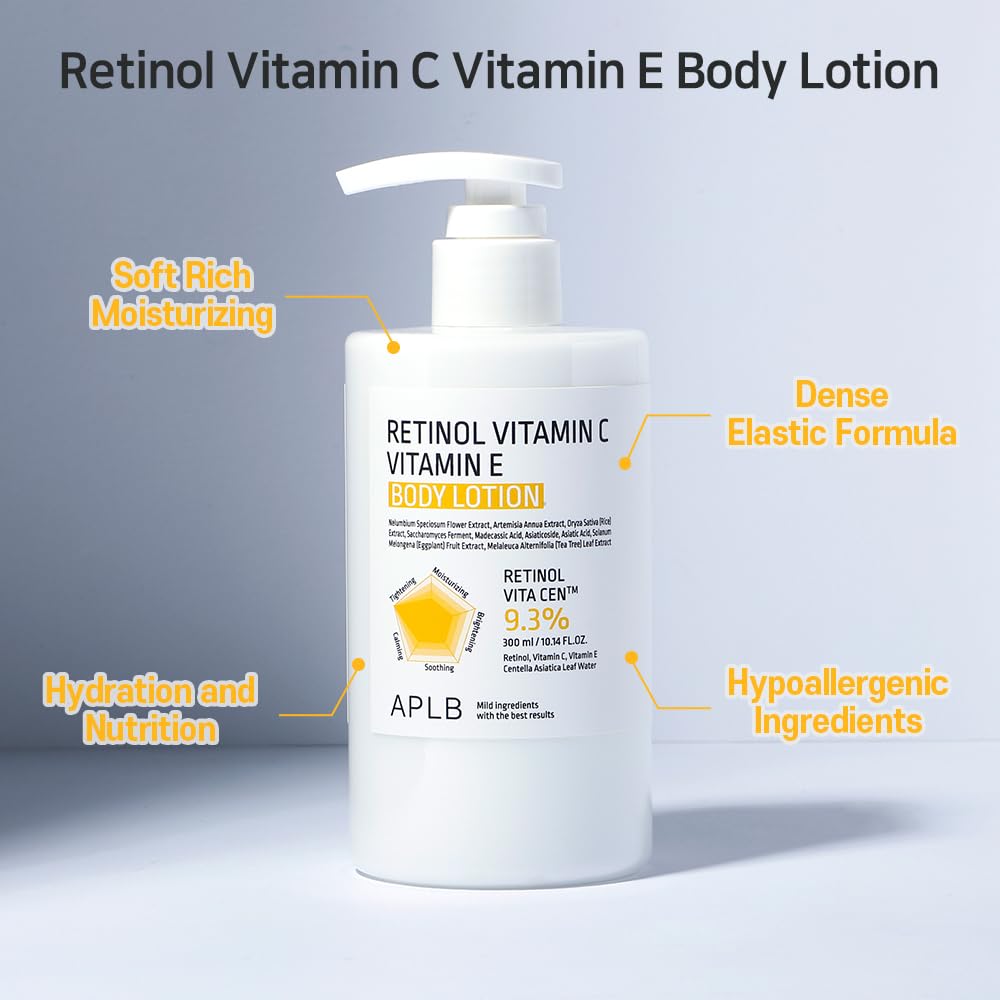 APLB lotion being applied to arm for improved skin texture