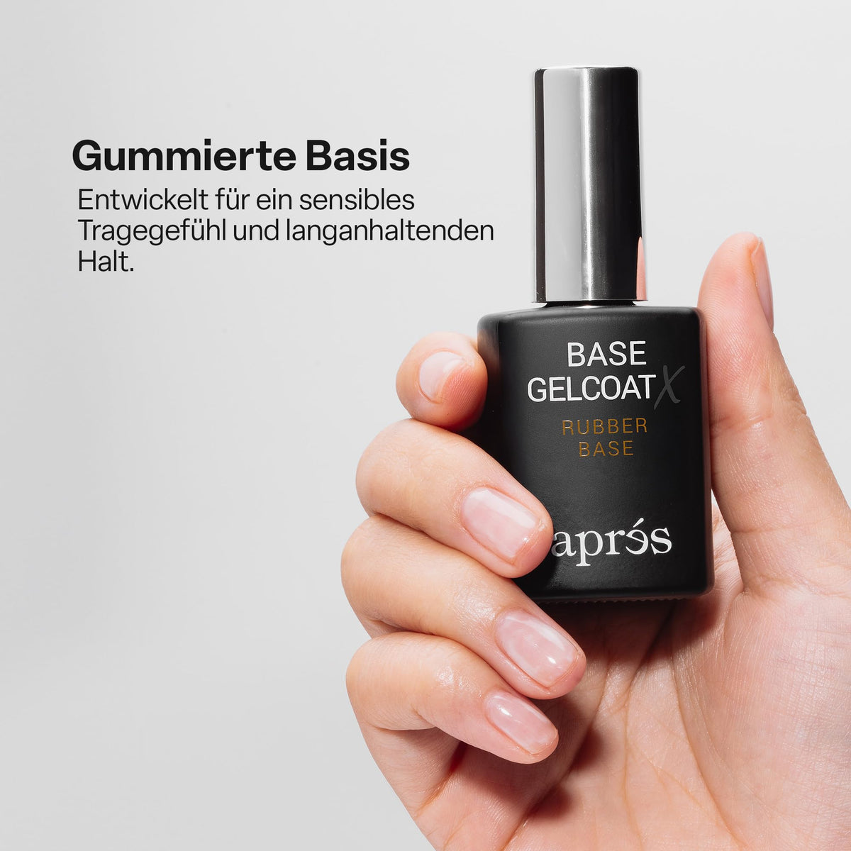 APRÉS close-up of gel texture demonstrating smooth self-leveling