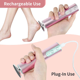 APRELM close-up of rotating sanding head for efficient callus removal and quick-change replacement