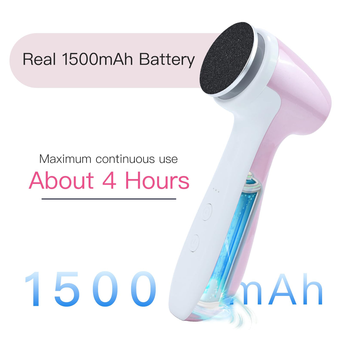 APRELM device with charging cable beside a ruler showing compact travel-friendly size
