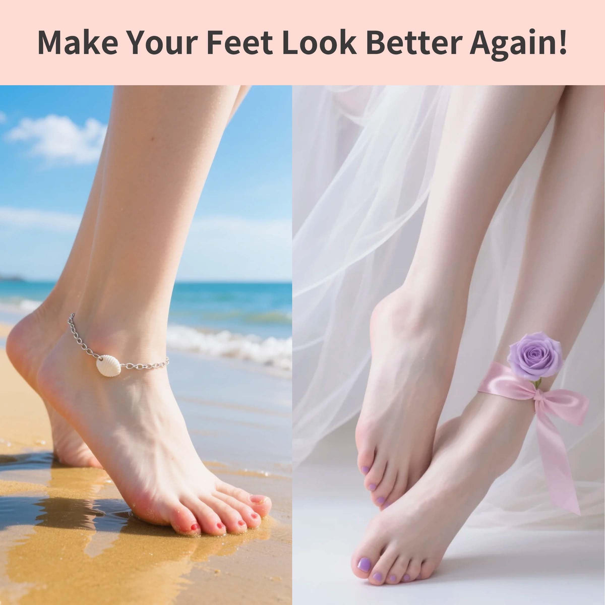 APRELM used in a home foot-care setup demonstrating professional results at home