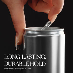 APRÉS bottle beside a ruler showing 15 mL scale for size and portability