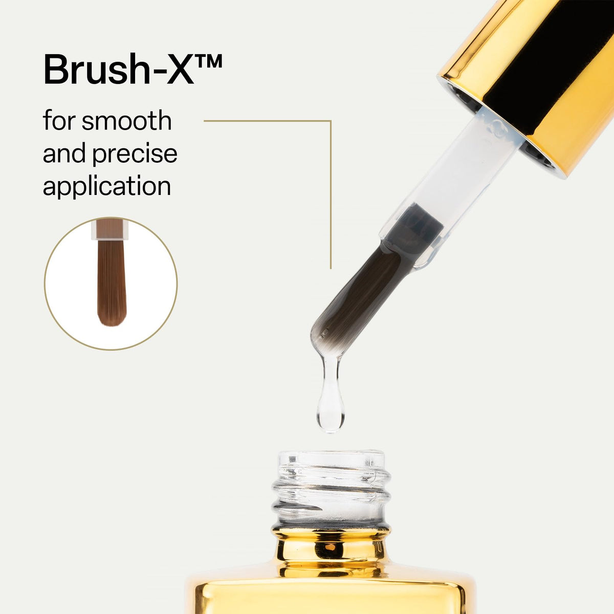 APRÉS cured gel edge detail showing flexible bond that reduces lifting
