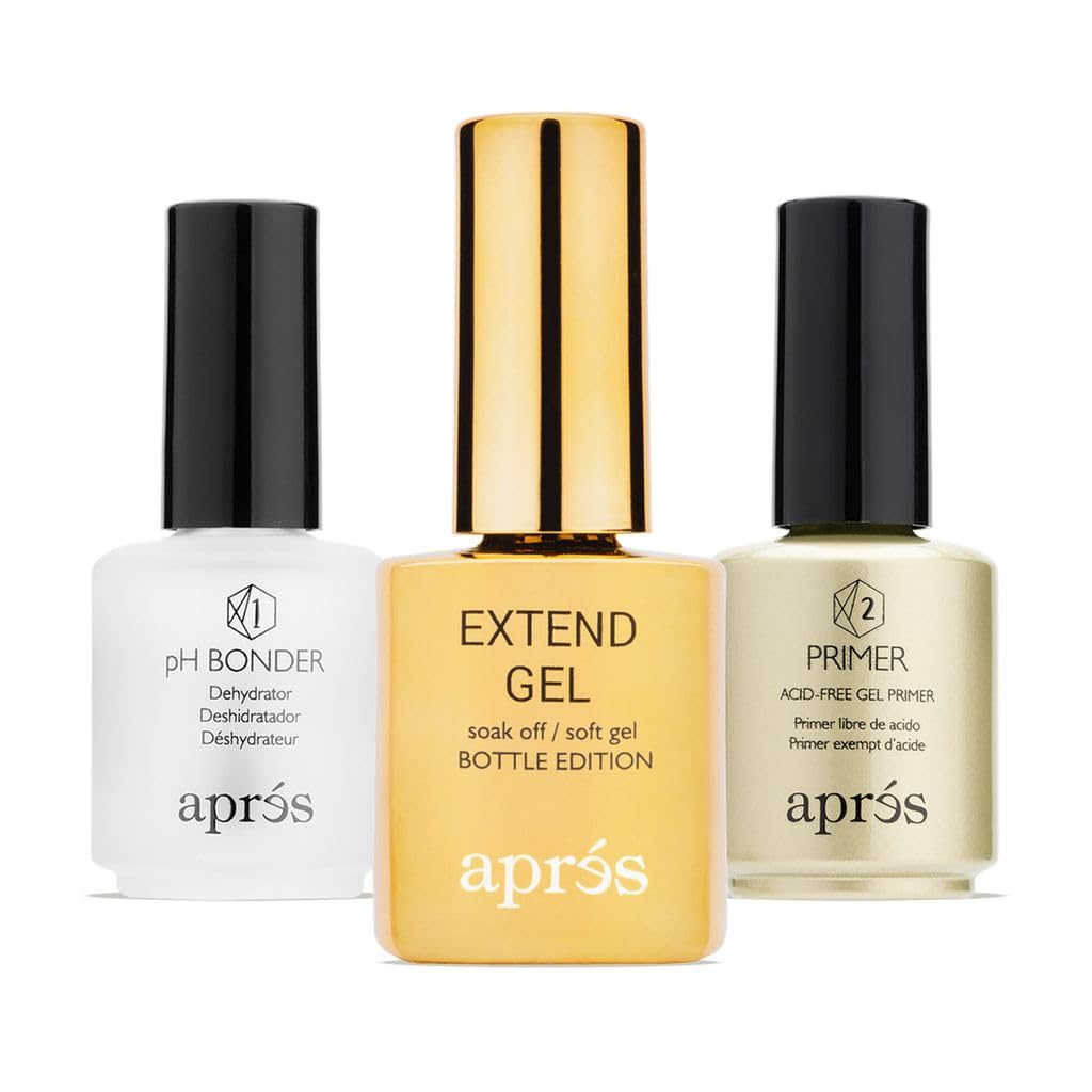 APRÉS Extend Gel front bottle showing formula and professional size benefit