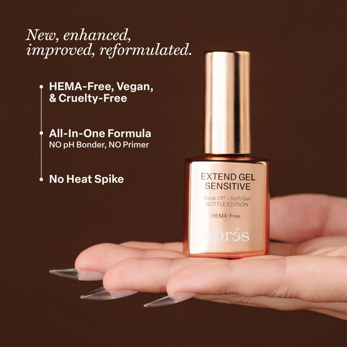 APRÉS adhesive drop texture close-up illustrating smooth spreadability