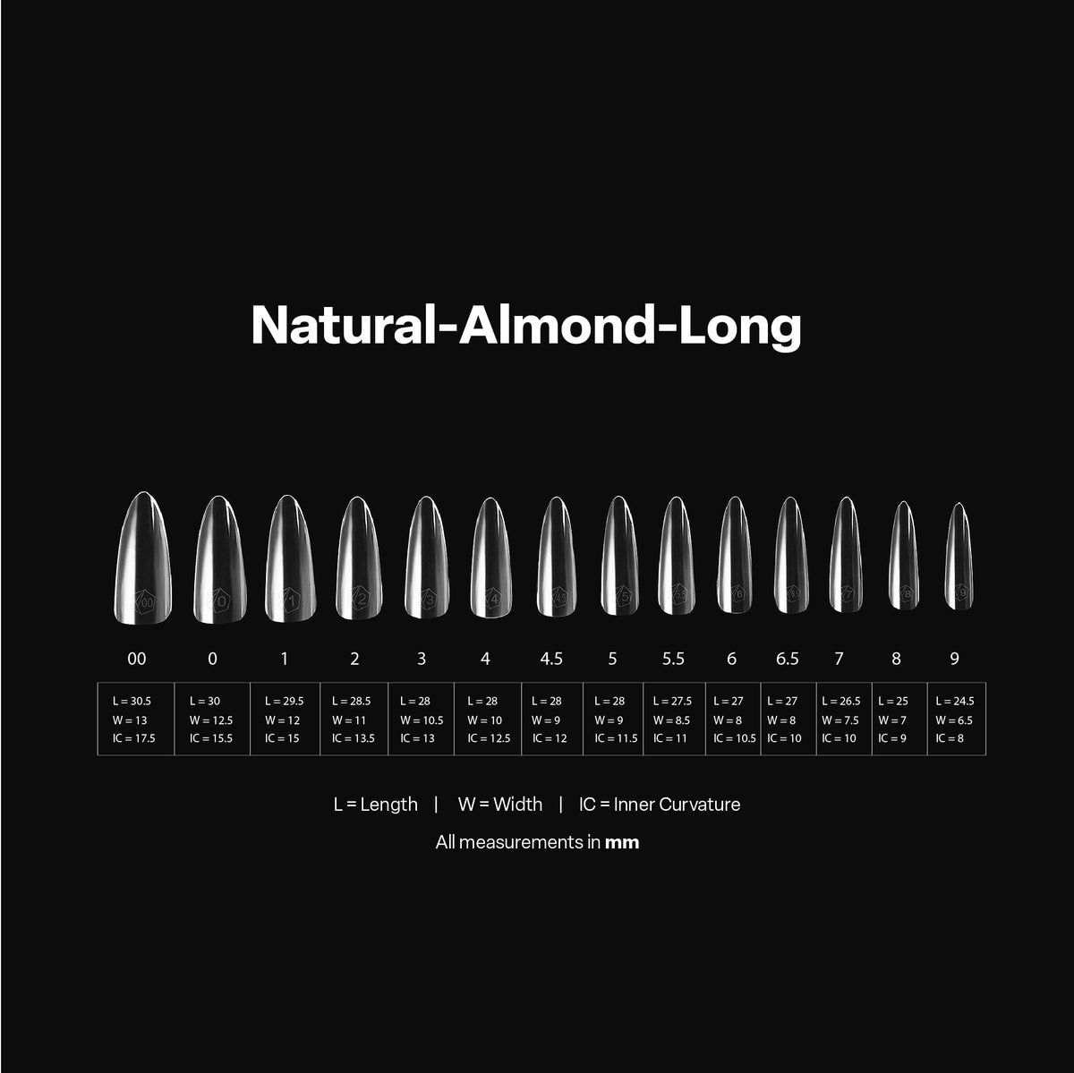 APRÉS side-by-side Natural and Sculpted tips showing profile choice for tailored looks