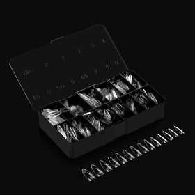 APRÉS free edge close-up highlighting thicker edge for added durability and chip resistance