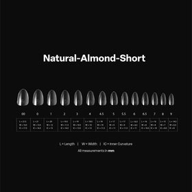 APRÉS Gel-X tip applied to a natural nail demonstrating natural feel and easy shaping