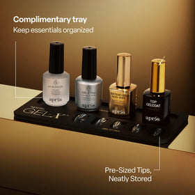 APRÉS application in use showing easy, fast extension procedure