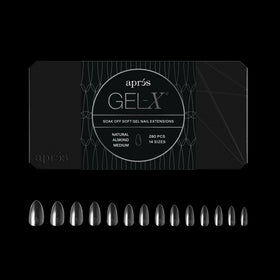 APRÉS box front view displaying 280 Gel-X tips for efficient salon supply
