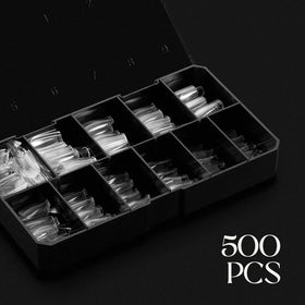 APRÉS array of sizes 00–9 laid out for quick size selection benefit