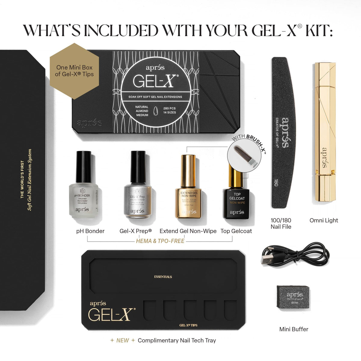 APRÉS Gel-X tip close-up texture highlighting smooth, flexible fit