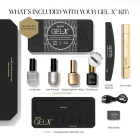 APRÉS Gel-X tip close-up texture highlighting smooth, flexible fit