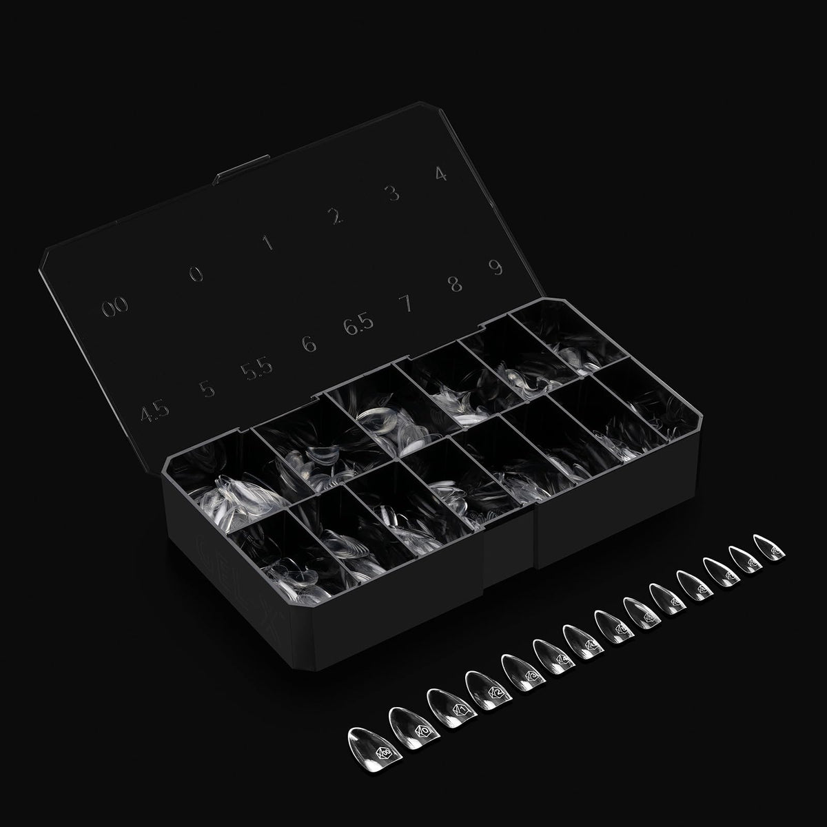 APRÉS size chart highlighting half sizes for precise fitting