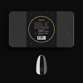 APRÉS front box of 500 Gel-X tips showing packaging and quantity benefit