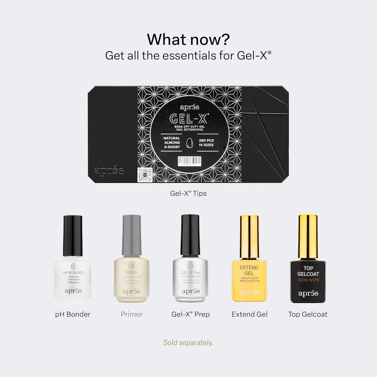 APRÉS 15 ml primer next to nail tools, displaying compact size and convenience for pros