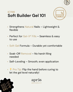 APRÉS soak-off demo with acetone pad showing gentle removal benefit