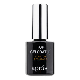 APRÉS front packaging of Top Gelcoat X showing product and glossy benefit