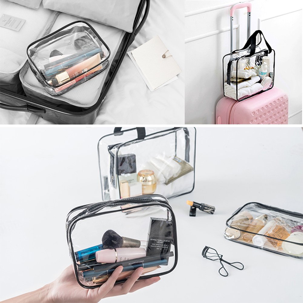 APREUTY bathroom hanging use showing pouch on towel rack for easy access and drying