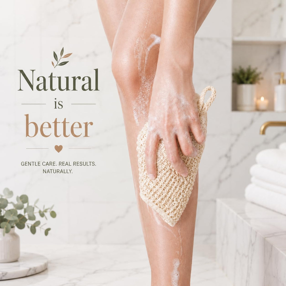 April's Angels in-shower use creating lather to help cleanse and smooth skin