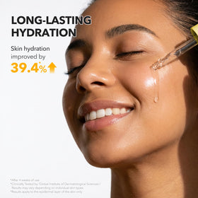 APRILSKIN applying serum to forearm demonstrating body use